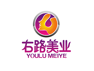 劉濤的右路美業(yè)logo設計