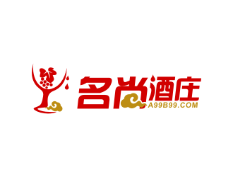 林思源的名尚酒莊進(jìn)口紅酒logo設(shè)計