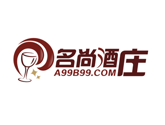 廖燕峰的名尚酒莊進(jìn)口紅酒logo設(shè)計