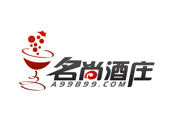 曉熹的名尚酒莊進(jìn)口紅酒logo設(shè)計