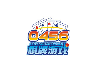 楊福的0456棋牌游戲logo設(shè)計