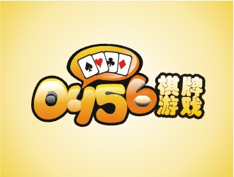 鄭國麟的0456棋牌游戲logo設(shè)計