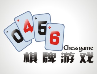 張軍代的0456棋牌游戲logo設(shè)計(jì)