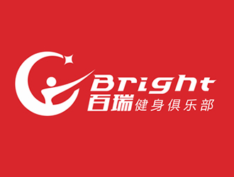 廖燕峰的百瑞 Bright 健身俱樂部logo設(shè)計(jì)