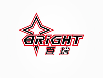 孫安東的百瑞 Bright 健身俱樂部logo設(shè)計