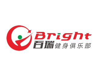 廖燕峰的百瑞 Bright 健身俱樂部logo設(shè)計(jì)