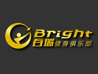 廖燕峰的百瑞 Bright 健身俱樂部logo設(shè)計(jì)