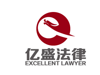 黃程的億盛法律logo設(shè)計