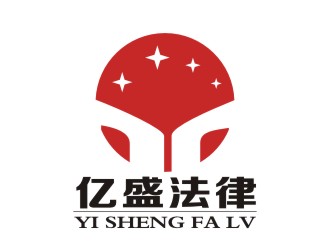 張軍代的億盛法律logo設(shè)計