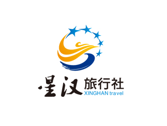 周國強的星漢旅行社logo設(shè)計