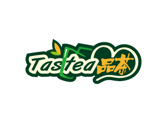 Tastea品茶奶茶店logo設(shè)計(jì)