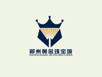 盛銘的祁州黃金珠寶城logo設(shè)計(jì)