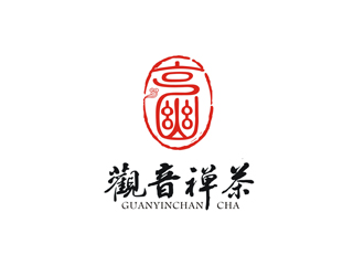 鄭國(guó)麟的觀音禪茶茶館logo設(shè)計(jì)