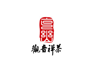 郭慶忠的觀音禪茶茶館logo設(shè)計(jì)