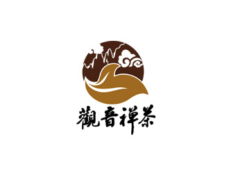 郭慶忠的觀音禪茶茶館logo設(shè)計(jì)