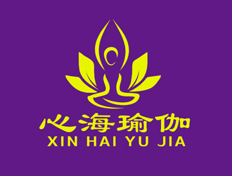 心海瑜伽館logo設計