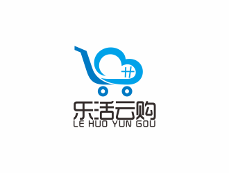 樂(lè)活云購(gòu)logo設(shè)計(jì)