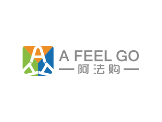 黃安悅的a feel go 阿法購(gòu)logo設(shè)計(jì)