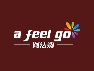 曾翼的a feel go 阿法購(gòu)logo設(shè)計(jì)