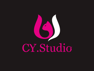 CY.Studio 永生花店logo設(shè)計(jì)