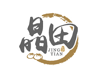 晶田粵菜餐廳標(biāo)志logo設(shè)計(jì)