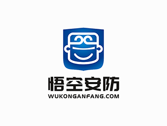 梁俊的悟空安防公司對(duì)稱標(biāo)志logo設(shè)計(jì)