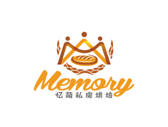 周金進(jìn)的Memory 憶萌私房烘焙對稱商標(biāo)設(shè)計logo設(shè)計