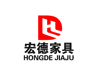 秦曉東的宏德家具家居圖標(biāo)logo設(shè)計(jì)