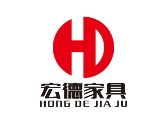 宋從堯的宏德家具家居圖標logo設計