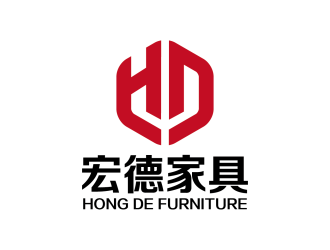 安冬的宏德家具家居圖標logo設計