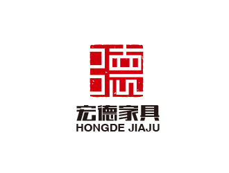 高明奇的宏德家具家居圖標(biāo)logo設(shè)計(jì)