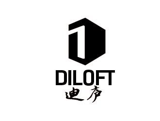 李賀的迪廬；DILOFT 對稱標志logo設(shè)計