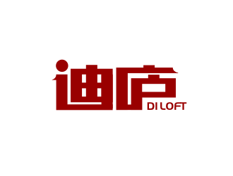 姜彥海的迪廬；DILOFT 對(duì)稱標(biāo)志logo設(shè)計(jì)