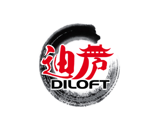 余亮亮的迪廬；DILOFT 對稱標(biāo)志logo設(shè)計