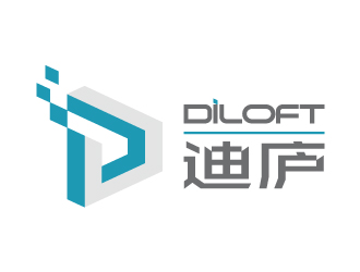 邱麟致的迪廬；DILOFT 對(duì)稱標(biāo)志logo設(shè)計(jì)