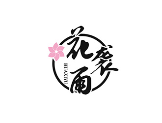 花襲雨女鞋商標設(shè)計logo設(shè)計