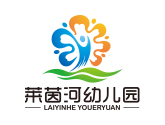 向正軍的萊茵河幼兒園logo設計