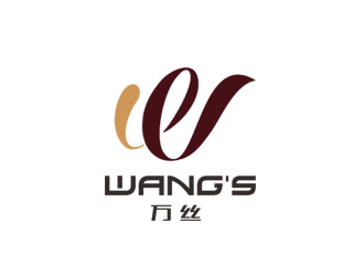 郭慶忠的WANG'S 萬絲婚紗禮服定制工作室logologo設計