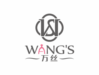 何嘉健的WANG'S 萬絲婚紗禮服定制工作室logologo設計