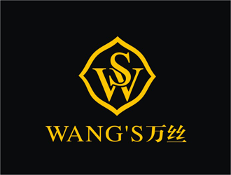 王文彬的WANG'S 萬絲婚紗禮服定制工作室logologo設計