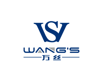 陳智江的WANG'S 萬絲婚紗禮服定制工作室logologo設(shè)計(jì)