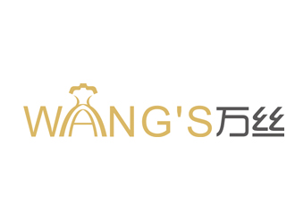 趙鵬的WANG'S 萬絲婚紗禮服定制工作室logologo設計