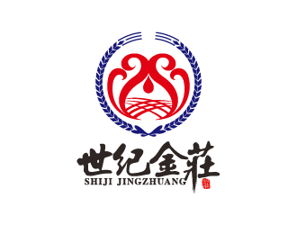 葉美寶的世紀(jì)金莊白酒品牌LOGO設(shè)計(jì)logo設(shè)計(jì)