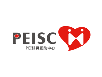 梁俊的PEI移民互助中心商標(biāo)設(shè)計logo設(shè)計