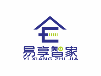 湯儒娟的易享智家logo設(shè)計