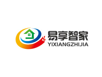 李賀的易享智家logo設計