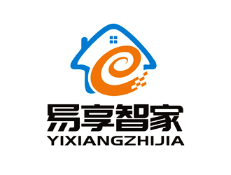 譚家強的易享智家logo設計