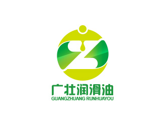 潤滑油綠色負(fù)空間logo圖標(biāo)logo設(shè)計(jì)