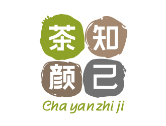 唐燕彬的茶顏知己連鎖飲料店標(biāo)志設(shè)計logo設(shè)計