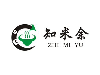 孫永煉的知米余牛肉粉餐廳標(biāo)志logo設(shè)計